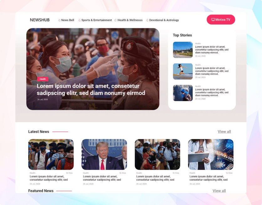 News Portal template